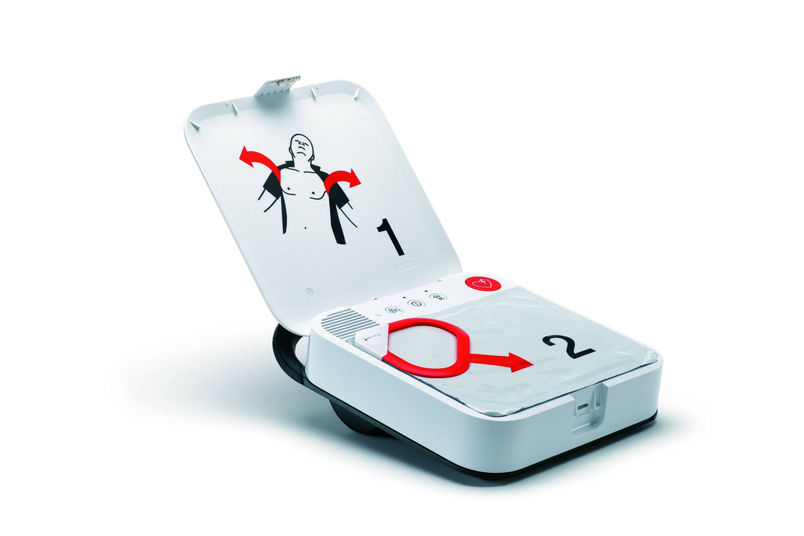 Hjärtstartarpaket, Lifepak Cr2, larmat skåp, nödkit och skylt paket - Bild 6