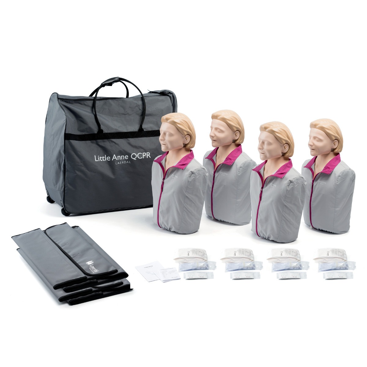 Little Anne QCPR, ljus hud 4-pack