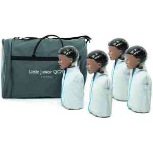 Little Junior QCPR, mörk hud 4-pack