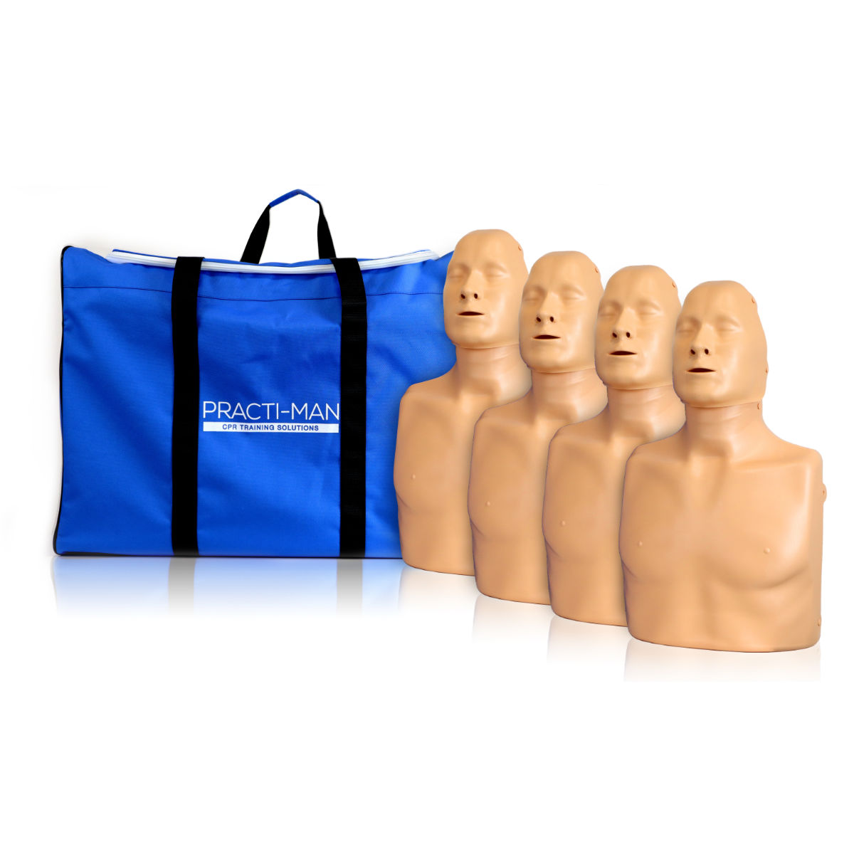 practi man hlr docka 4 pack med väska